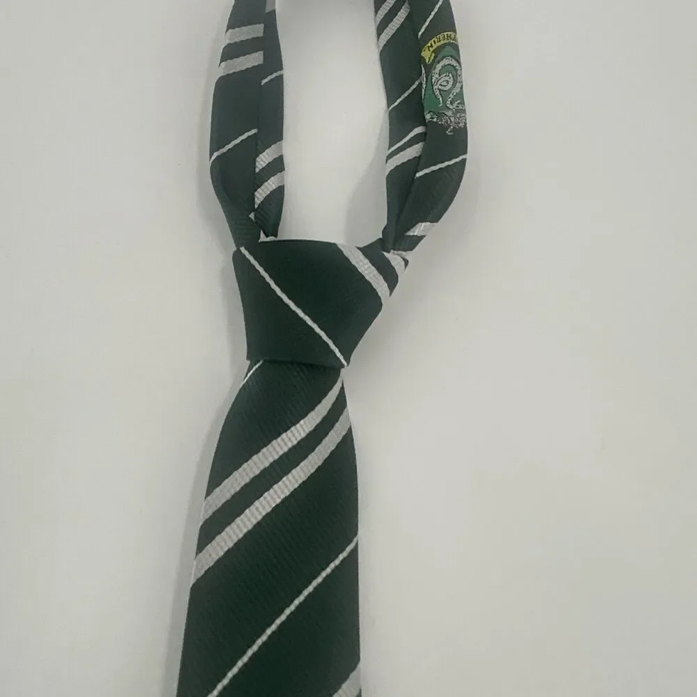 Harry Potter Slytherin Neck Tie Costume Dress Up Accessory Cos-Play Wizard Green